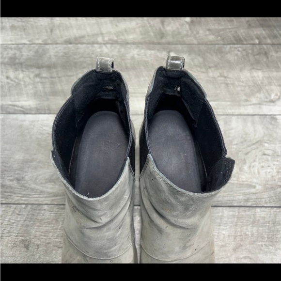 Sorel NL2704 Lea Wedge Women’s Chelsea Leather Waterproof Gray Boots Size 10.5 - Picture 8 of 9